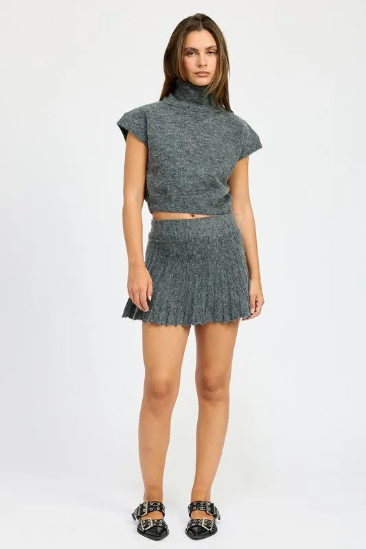 Hot Girl Cool Collective Pleated Skirt