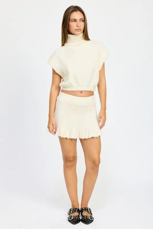 Hot Girl Cool Collective Pleated Skirt