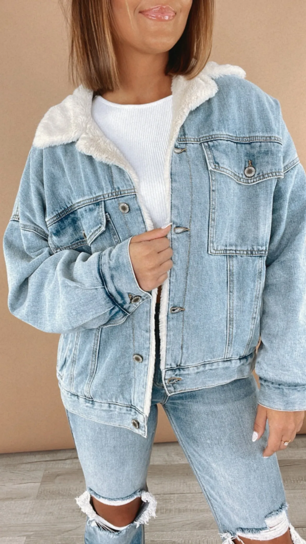 In The Hills Sherpa Denim Jacket