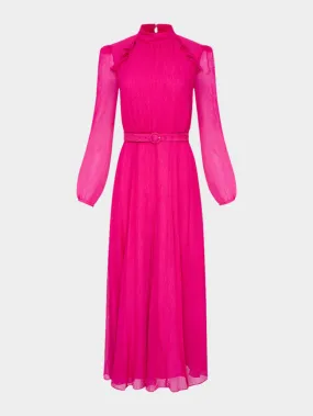 Jacqui B Dress in Posey Pink