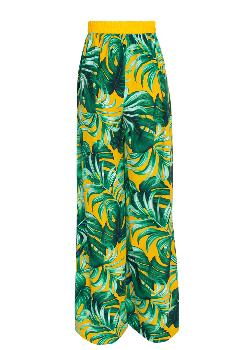 Jungle - Monstera Yellow Pants (Yellow)