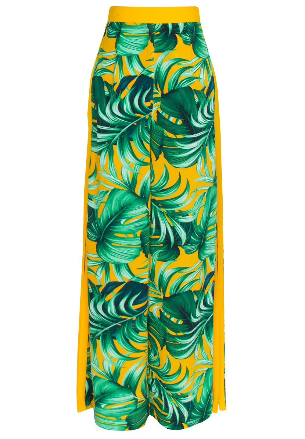 Jungle - Monstera Yellow Pants (Yellow)