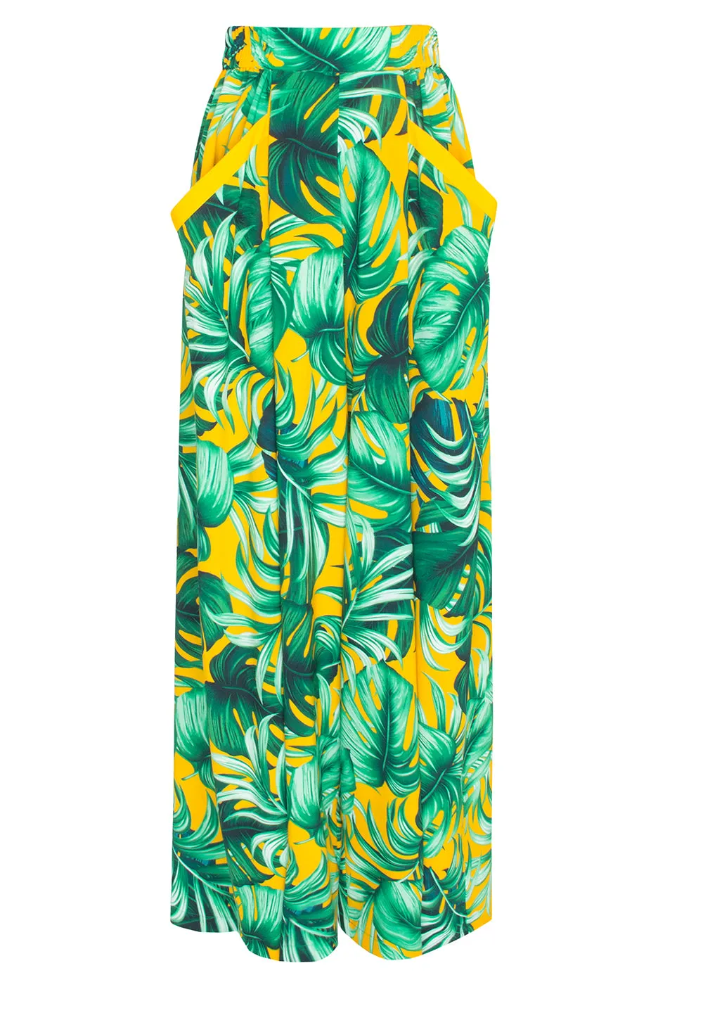 Jungle - Monstera Yellow Pants (Yellow)