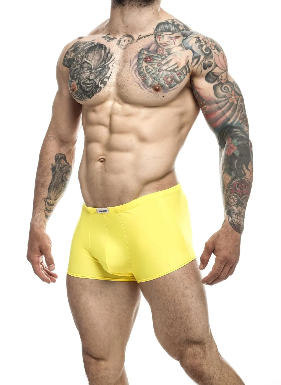 JUSTIN SIMON XSJ08 Classic Trunks Color Yellow