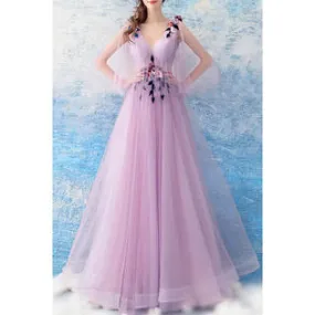 Ketty More  Women Amazing Flower Decorated Long Length Wedding Dress-KMWDC5903