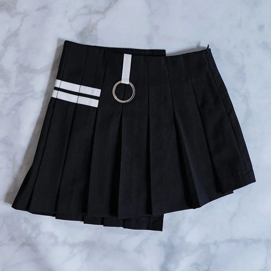 Kyoho Asymmetrical Pleated Skort