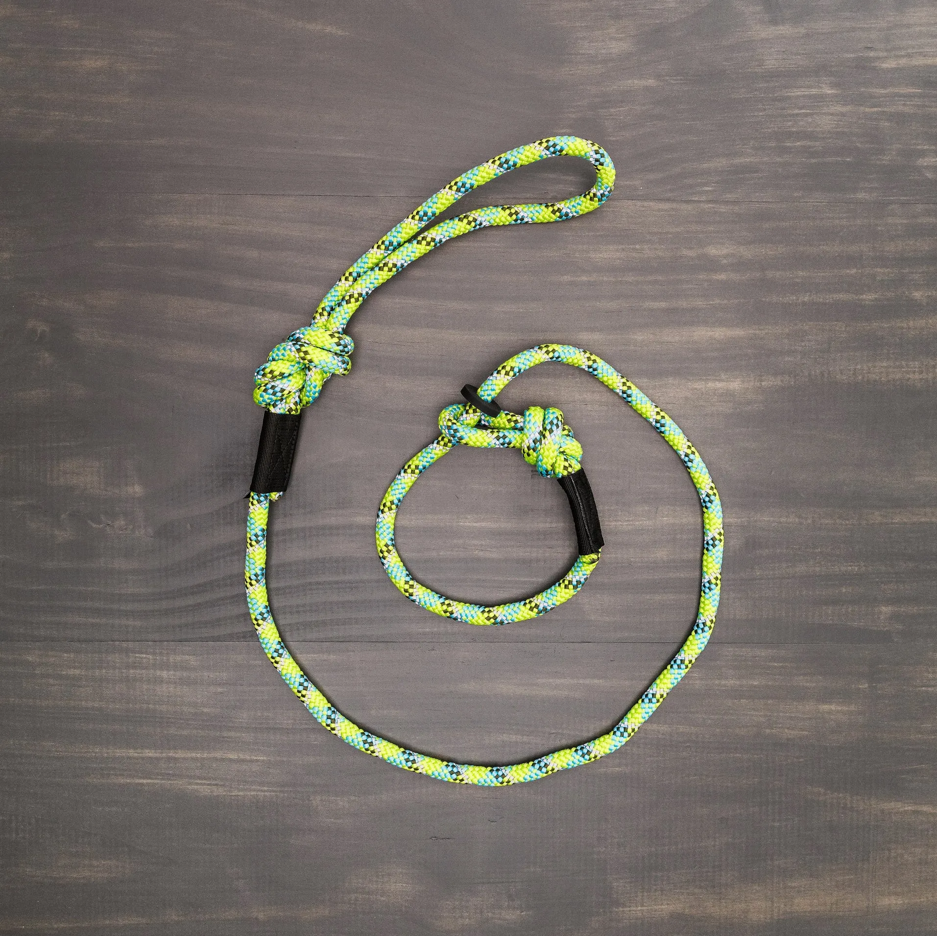 Lime Reflective Slip Lead