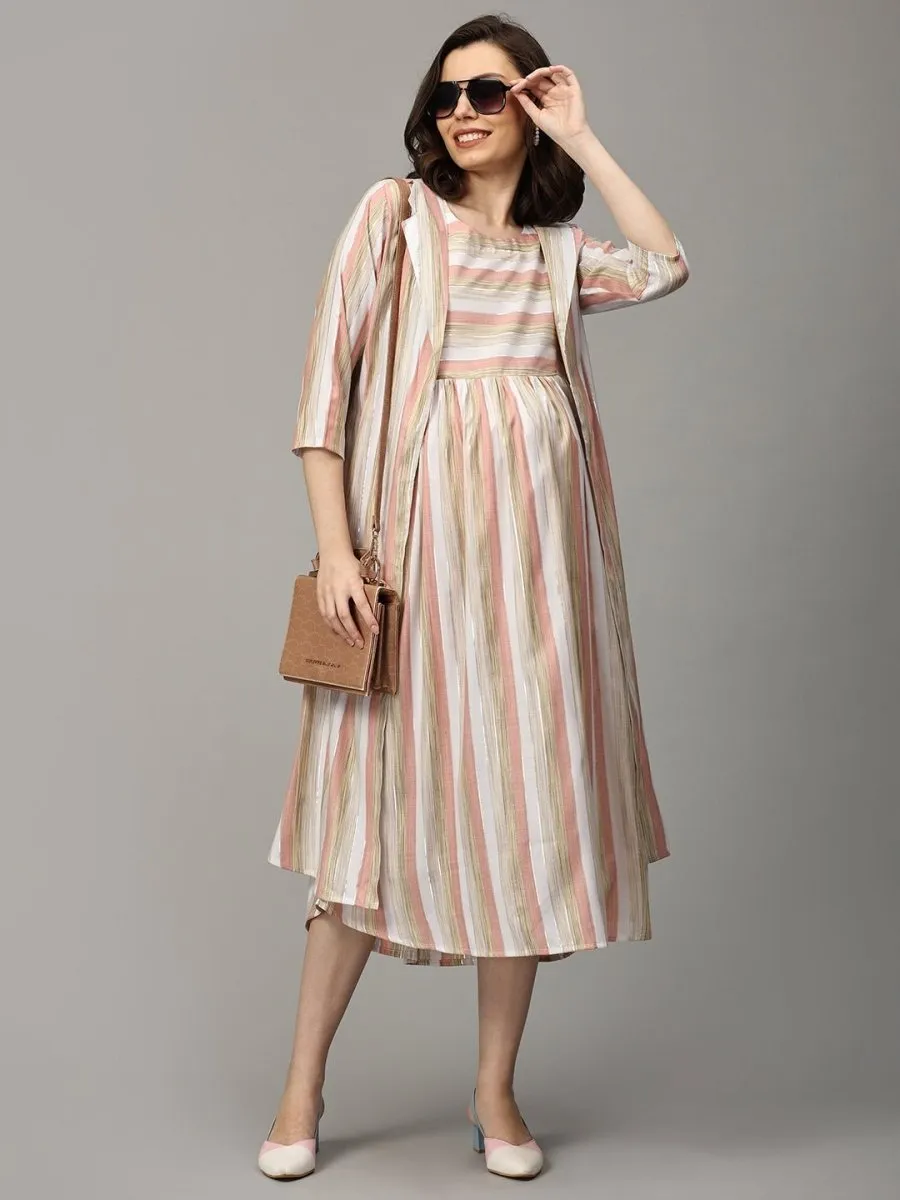 Love Bite Maternity and Nursing Shacket Dress