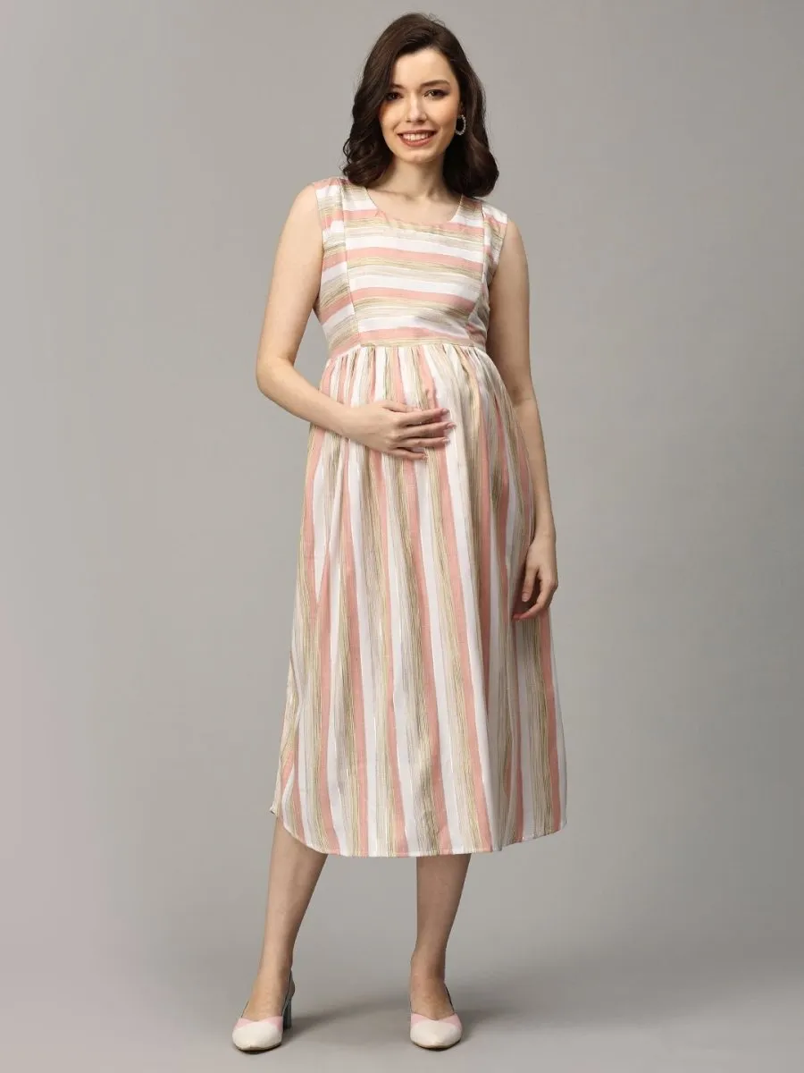 Love Bite Maternity and Nursing Shacket Dress