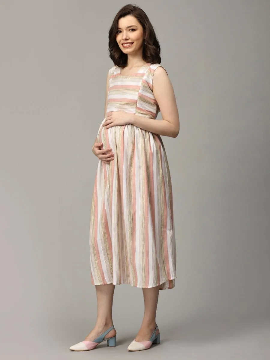 Love Bite Maternity and Nursing Shacket Dress