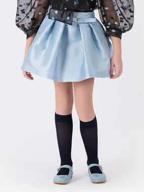 Mama Luma Girls Flared Skirt in Blue