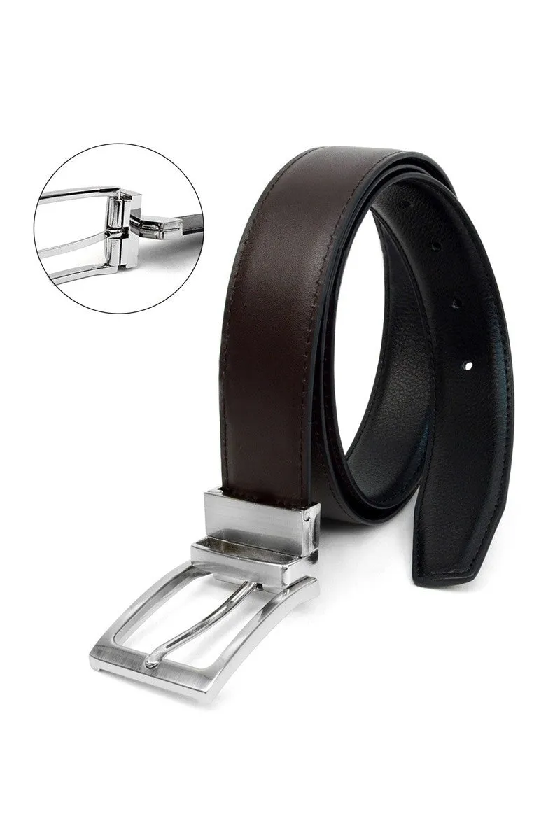 Men's Reversible Belts - Black / Brown