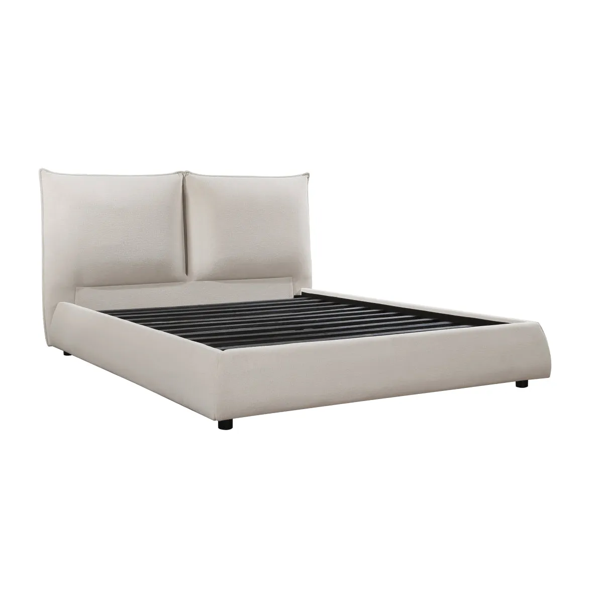 Modern Chenille Upholstered King Size Bed