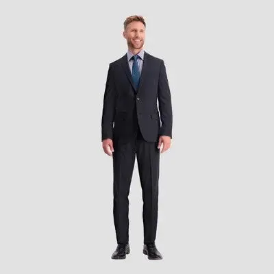 New - Haggar H26 Men's Button Up Slim-Fit Suit Jacket Formal Slim Fit