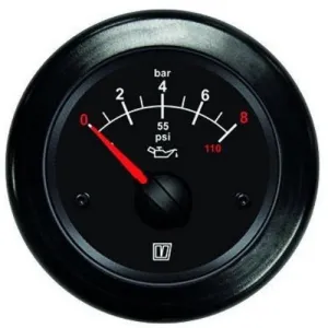 Oil Pressure Gauge 12/24V