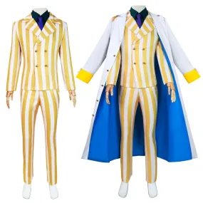 One Piece Wano Country Kizaru Costume Party Carnival Cosplay Full Set