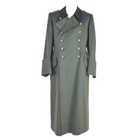 Original German WWII Named Heer Panzer Reserve Hauptmann Officer's Wool Greatcoat by Ludwig Kielleuthner of Munich - dated 1936