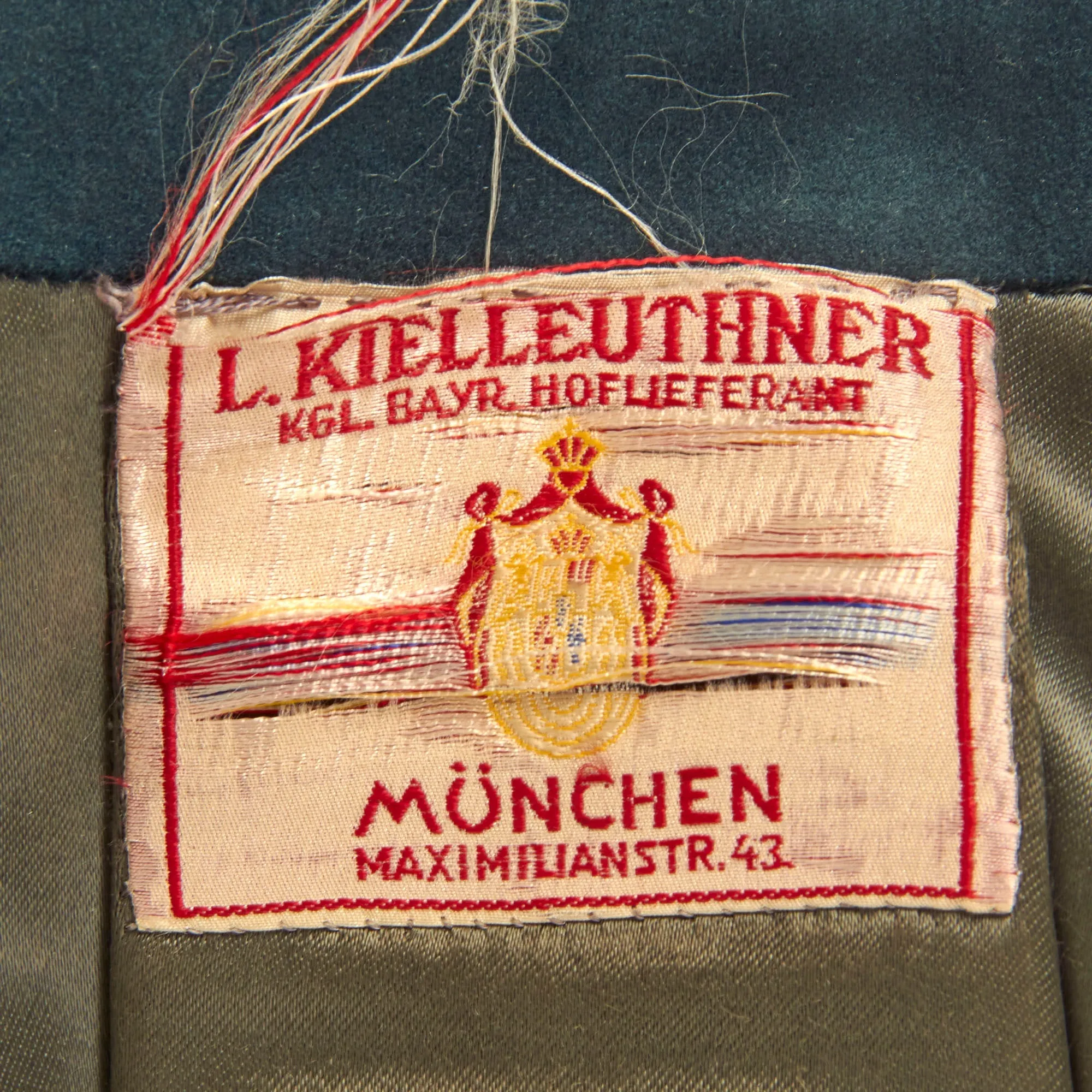 Original German WWII Named Heer Panzer Reserve Hauptmann Officer's Wool Greatcoat by Ludwig Kielleuthner of Munich - dated 1936