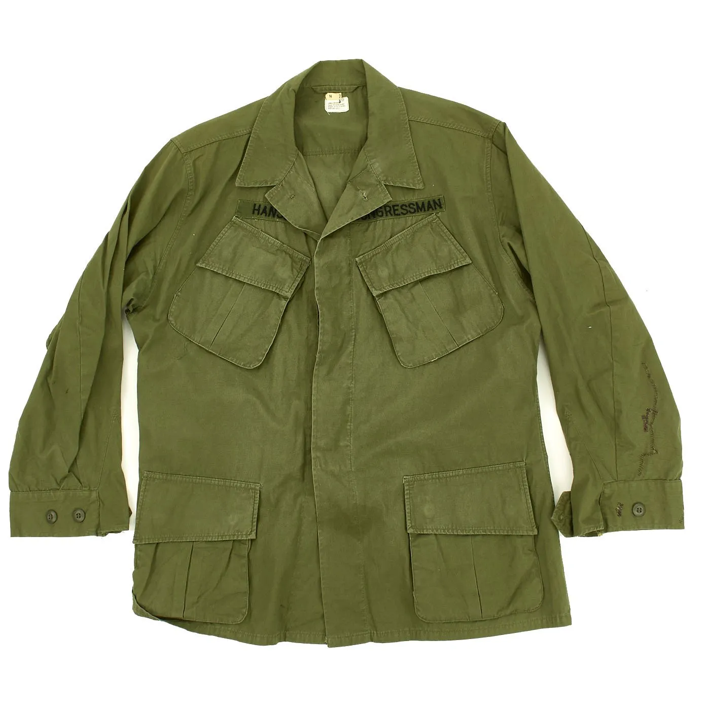 Original U.S. Vietnam War Congressman George V. Hansen Tropical Combat Coat