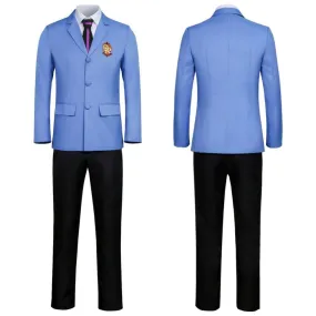 Ouran High School Host Club Haruhi Fujioka / Mitsukuni Haninozuka / Tamaki Suoh / Kyoya Ootori / Hikaru Hitachiin / Kaoru Hitachiin / Takashi Morinozuka Uniforms Cosplay Costume