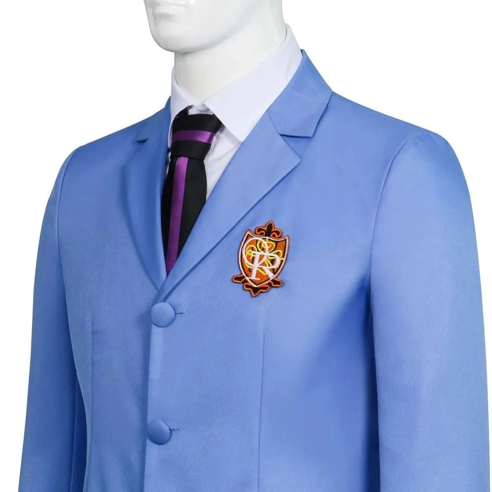 Ouran High School Host Club Haruhi Fujioka / Mitsukuni Haninozuka / Tamaki Suoh / Kyoya Ootori / Hikaru Hitachiin / Kaoru Hitachiin / Takashi Morinozuka Uniforms Cosplay Costume