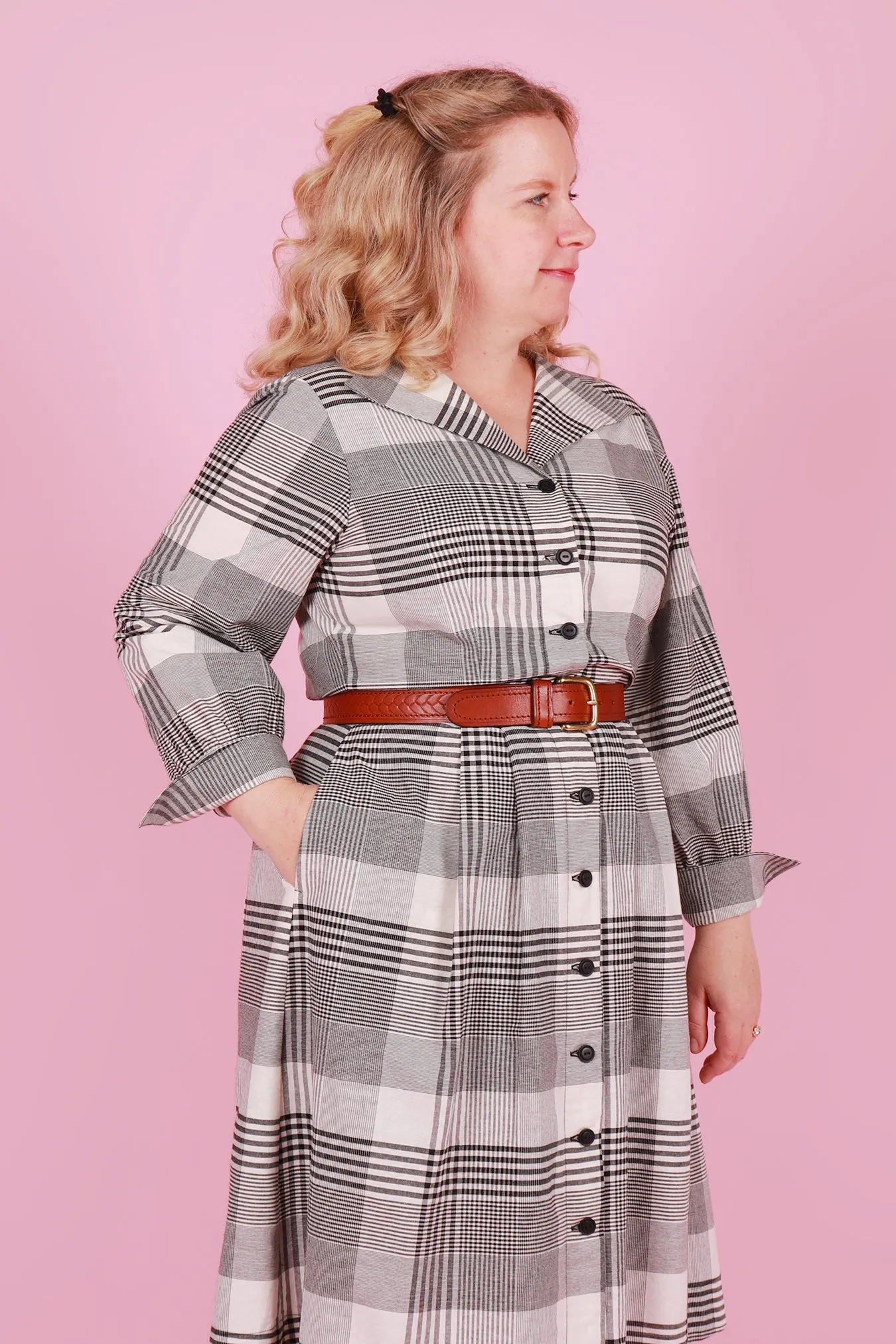 Patricia Luxe Dress Chronicle Plaid