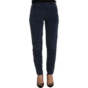 Peserico Elegant Tapered Cotton Blend Pants