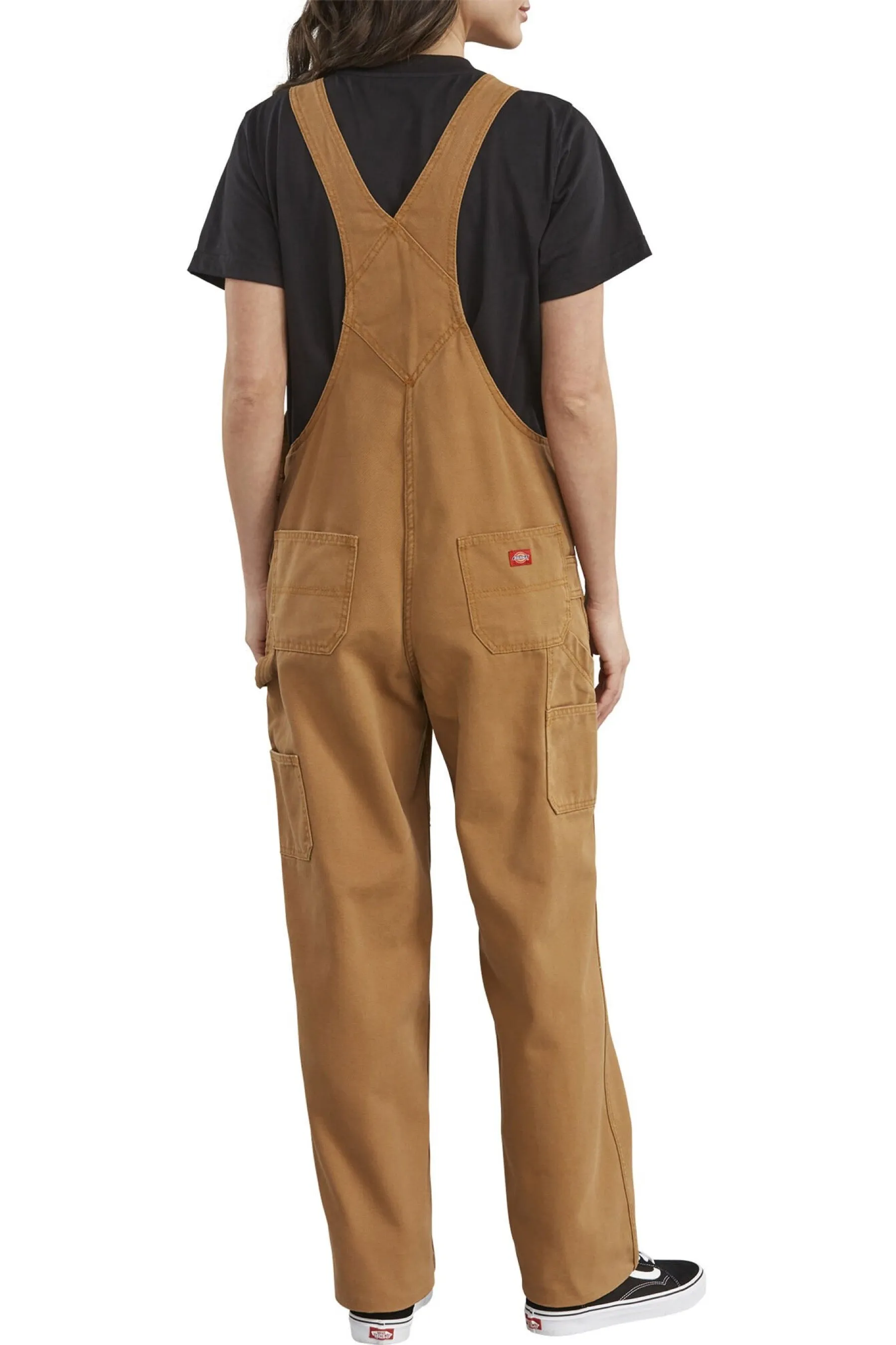 Rinsed Brown Bib Overall