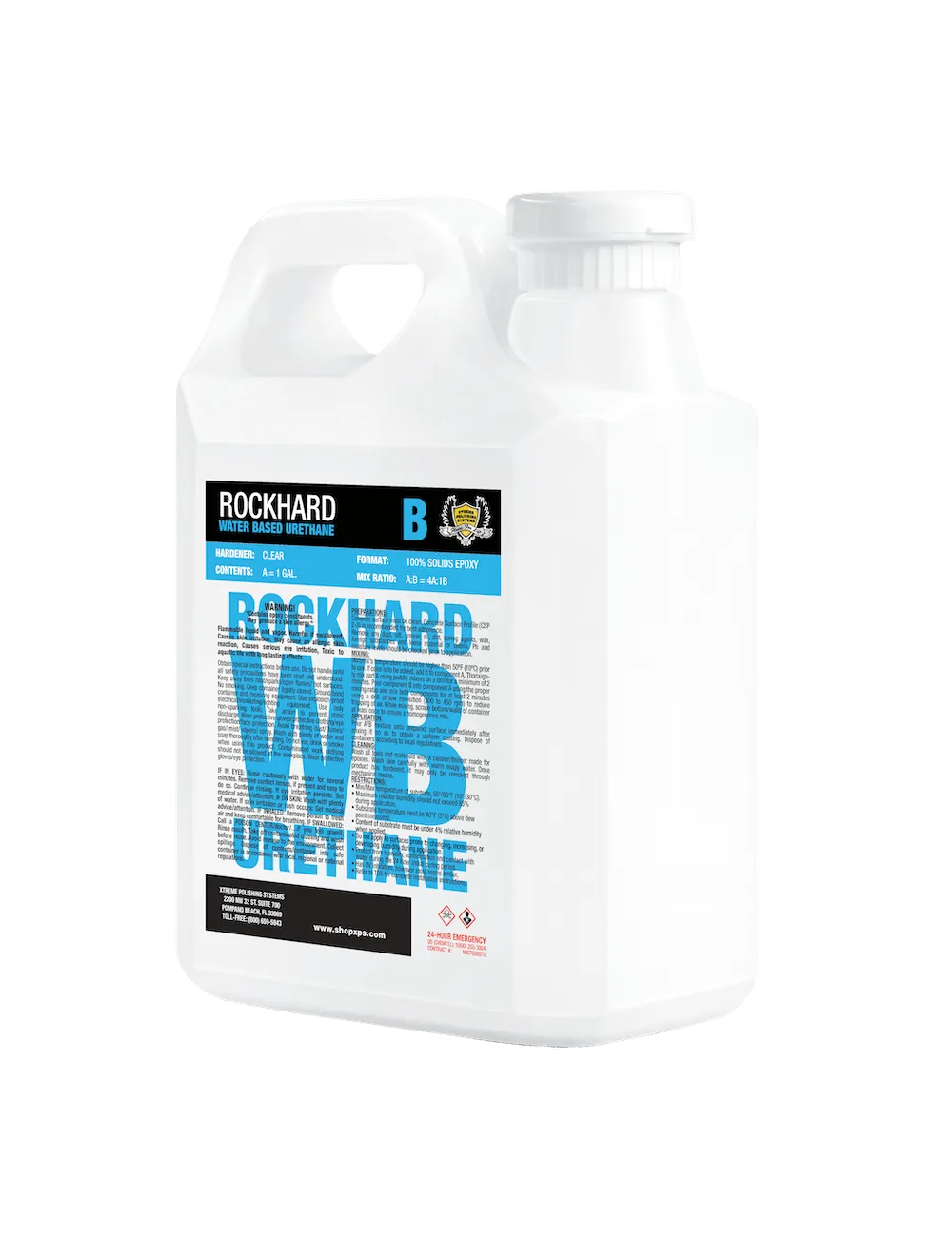 Rockhard Water Based Polyurethane Gloss Kit