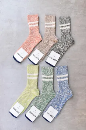 「ROTOTO」og cotton slub stripe socks