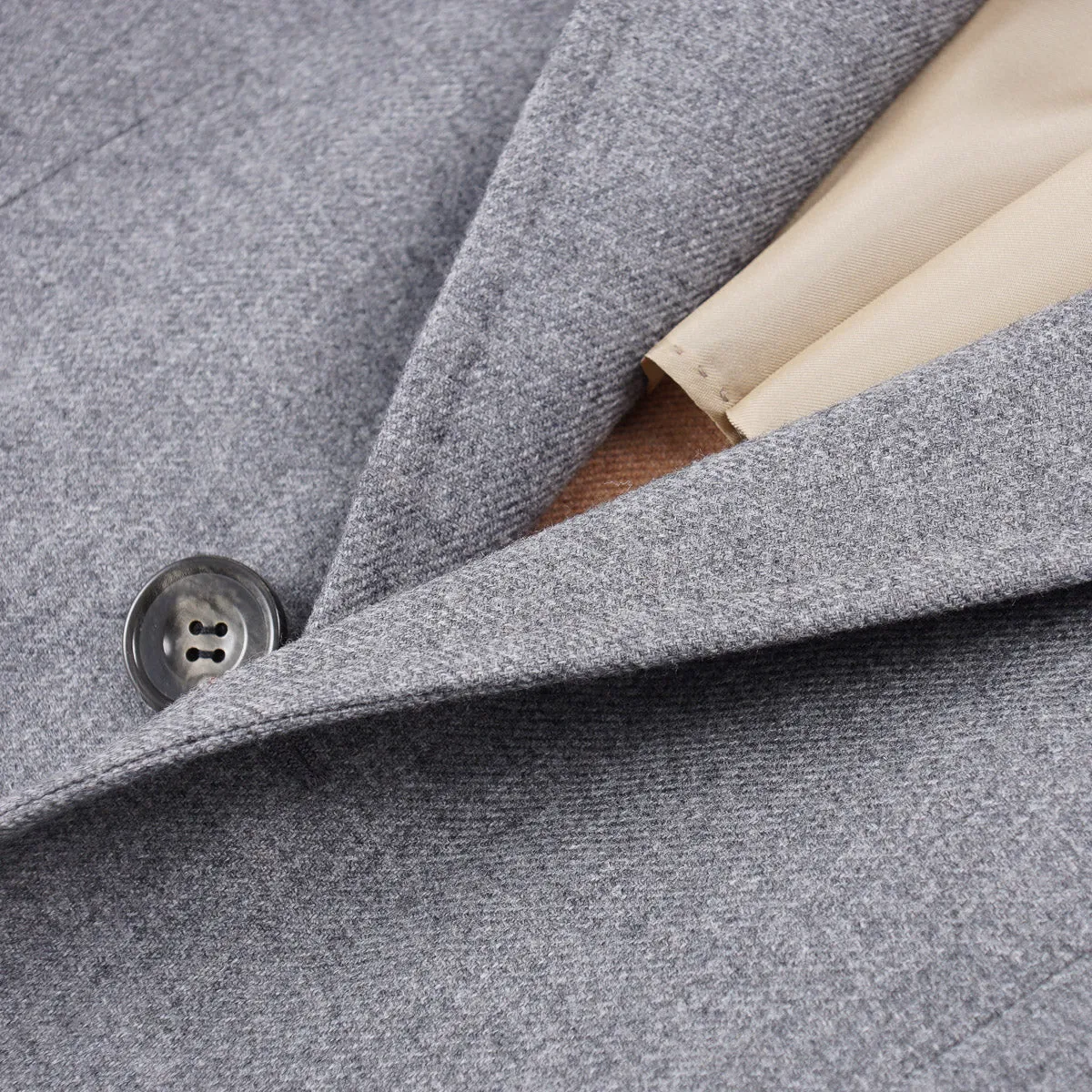 Sartorio Techno Flannel Cashmere Overcoat