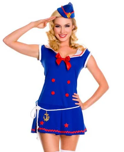 Sassy Sailor Sexy Womens Costume