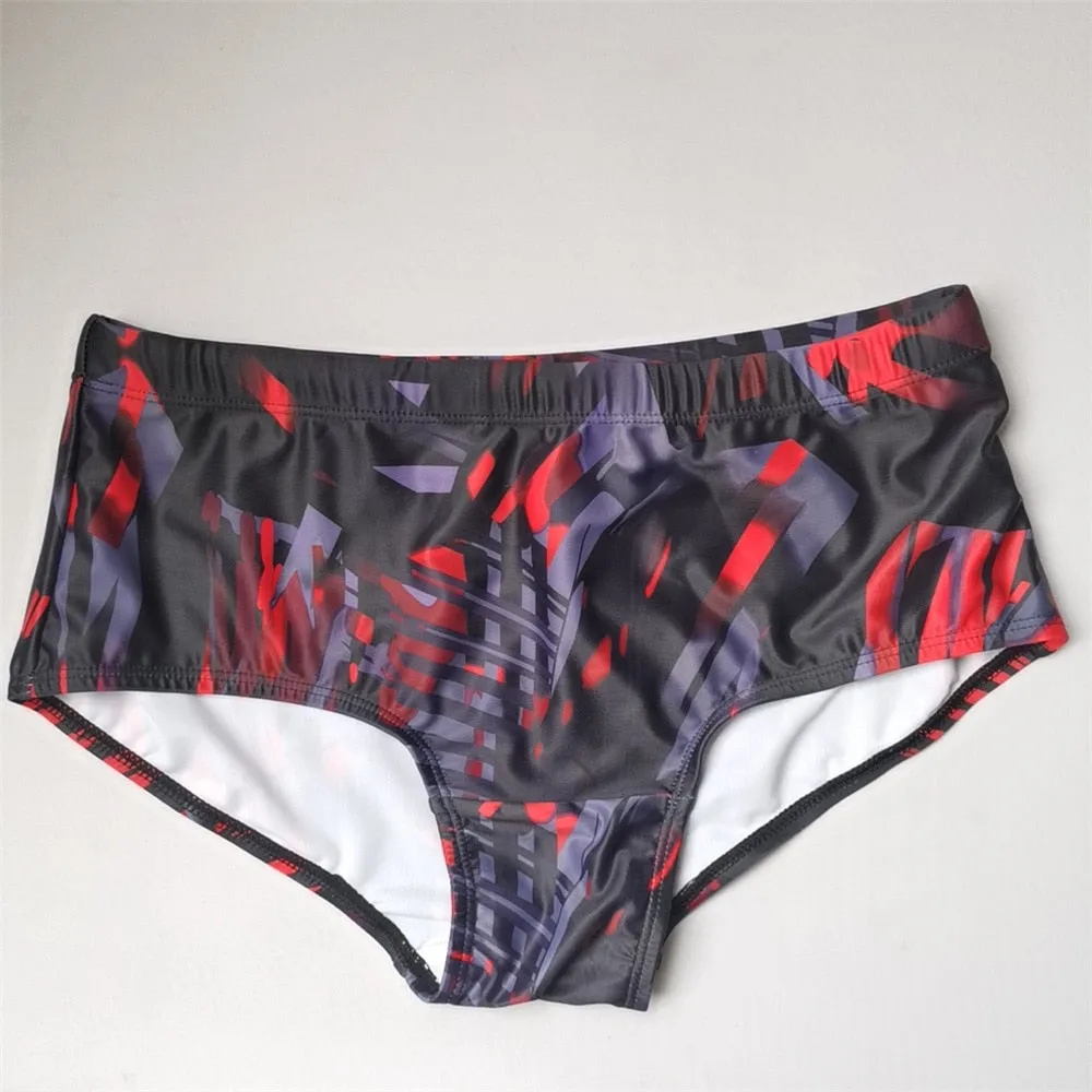 Scarlet Blue Printed Brief