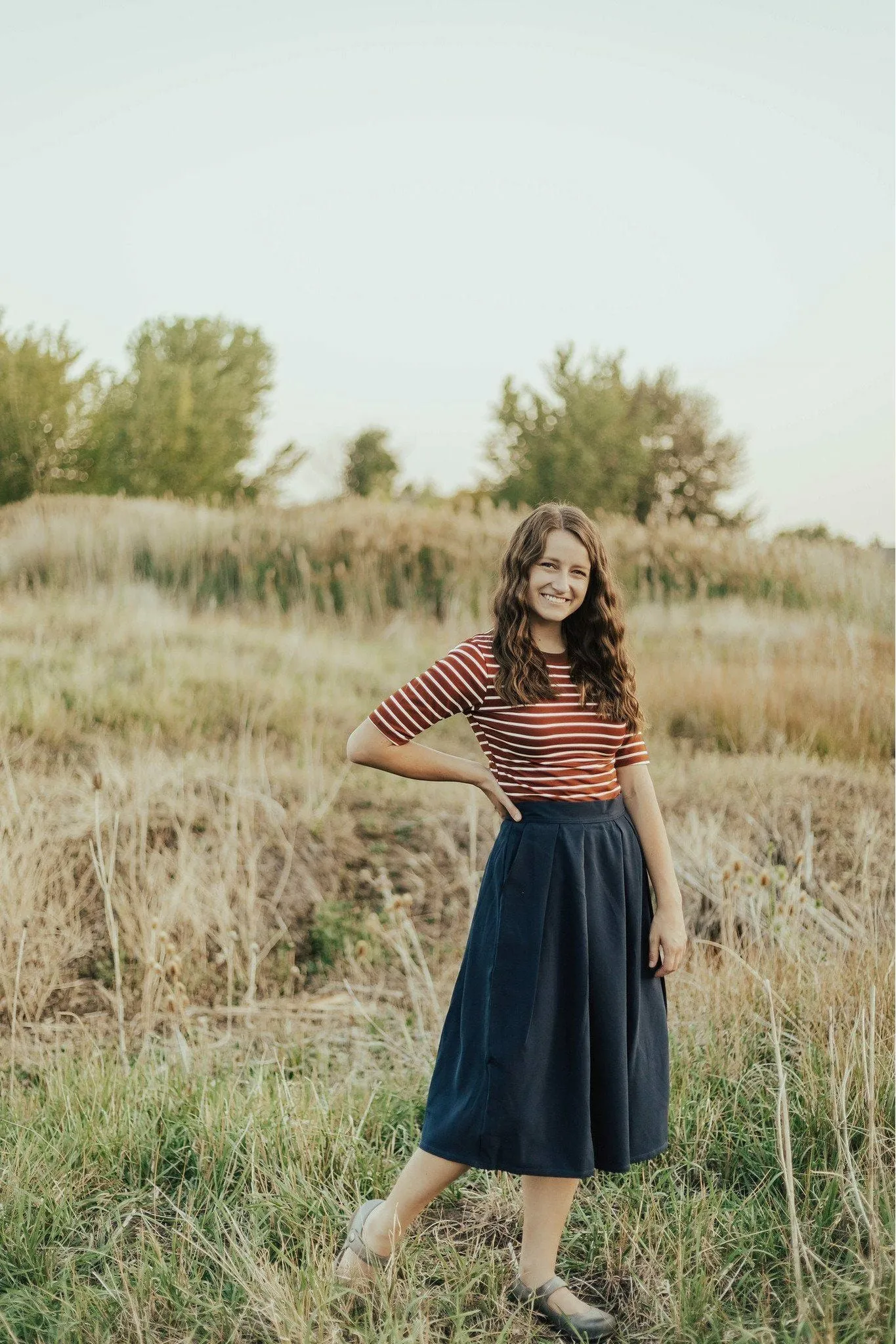 Shelby Skirt Navy