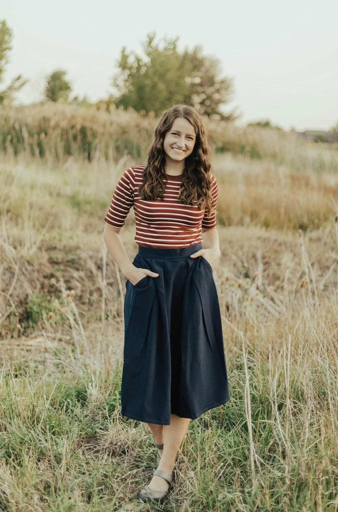 Shelby Skirt Navy