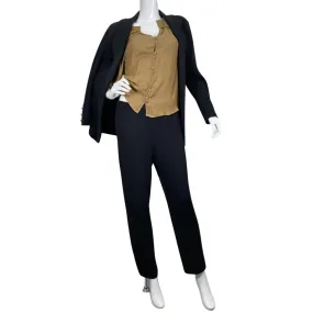 St. John Basics Black Pants & Jacket Set