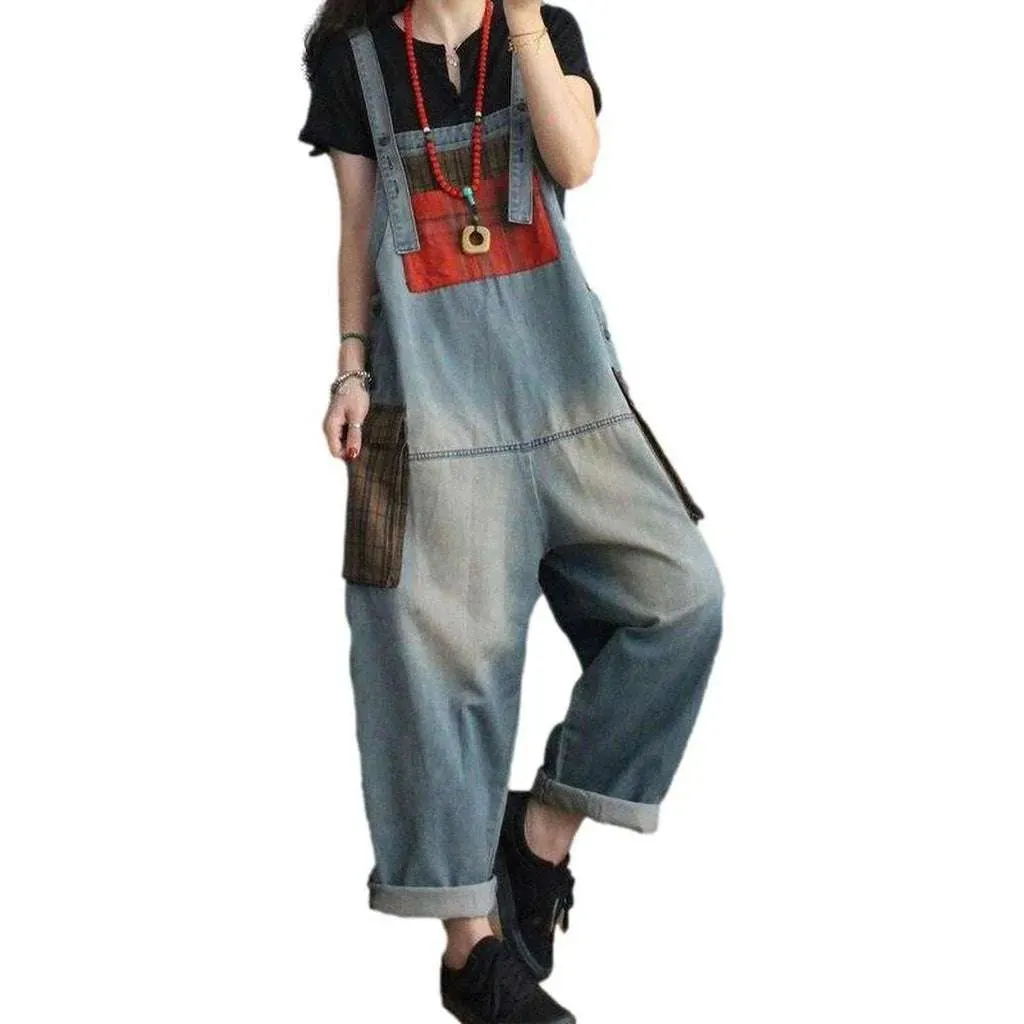 Stylish women's jeans overall