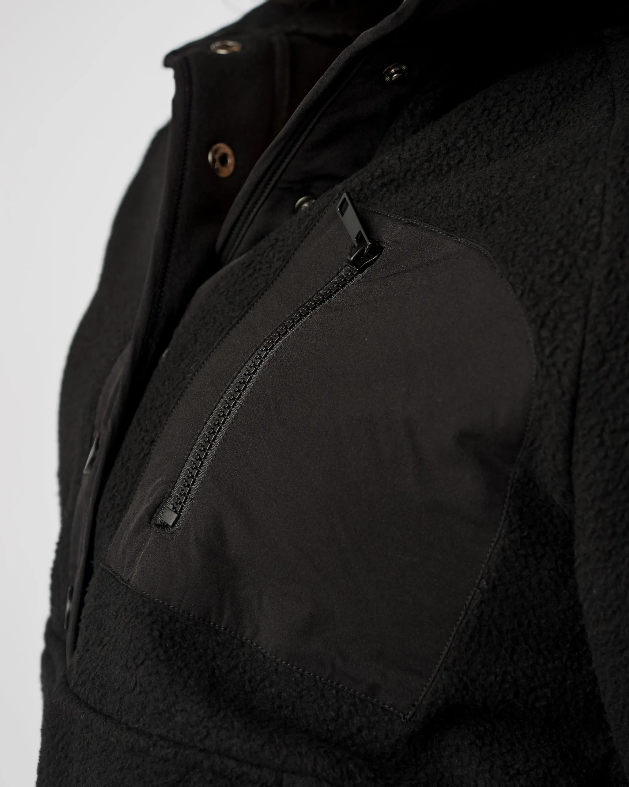 Summit Snap Fleece - Black