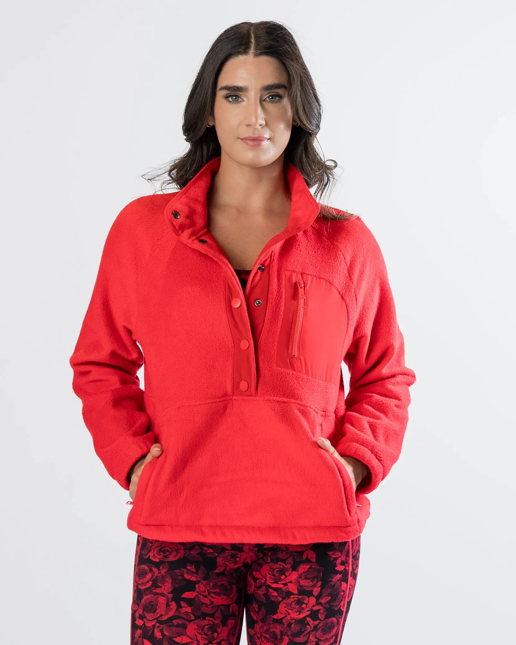 Summit Snap Fleece - Heartthrob