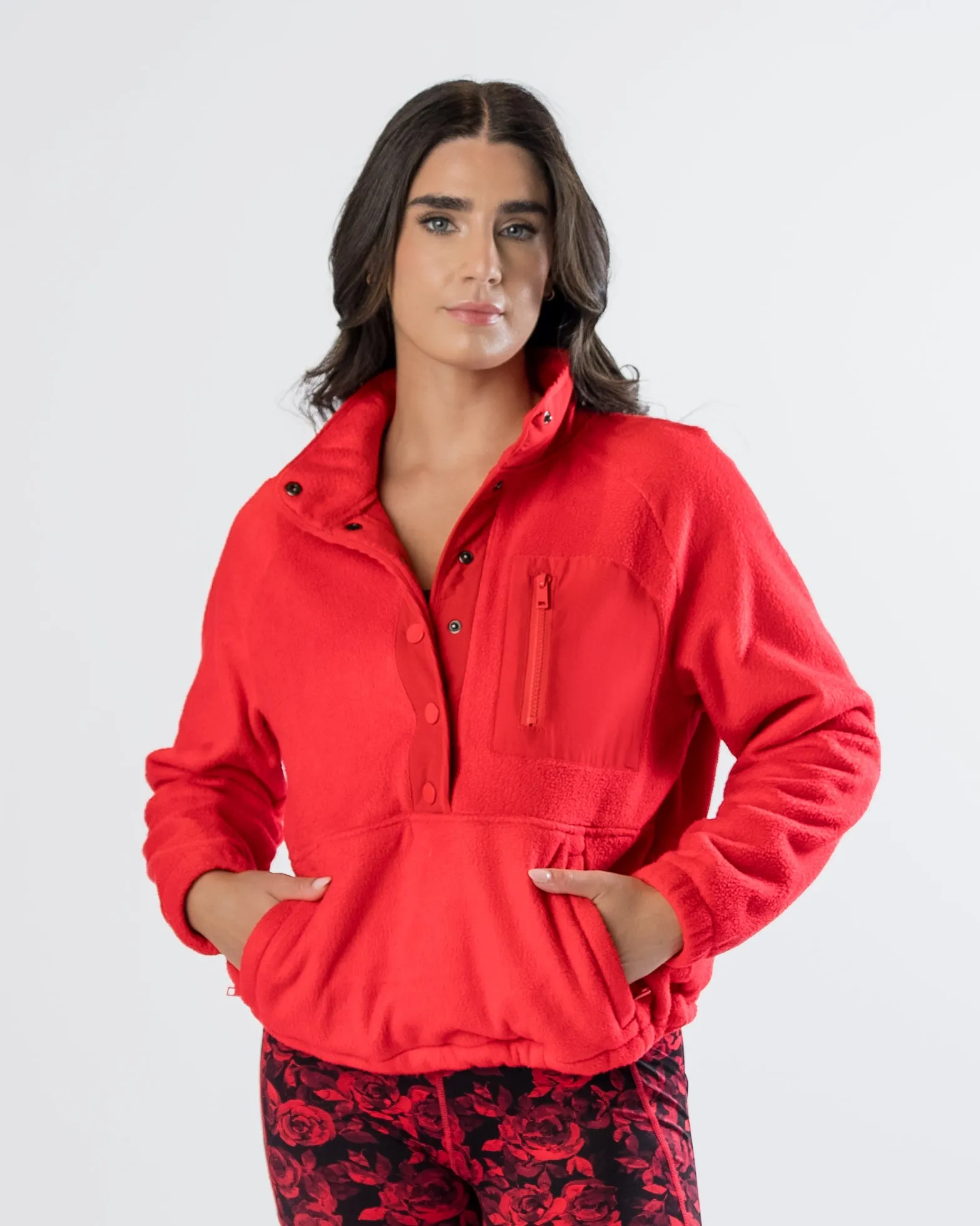 Summit Snap Fleece - Heartthrob