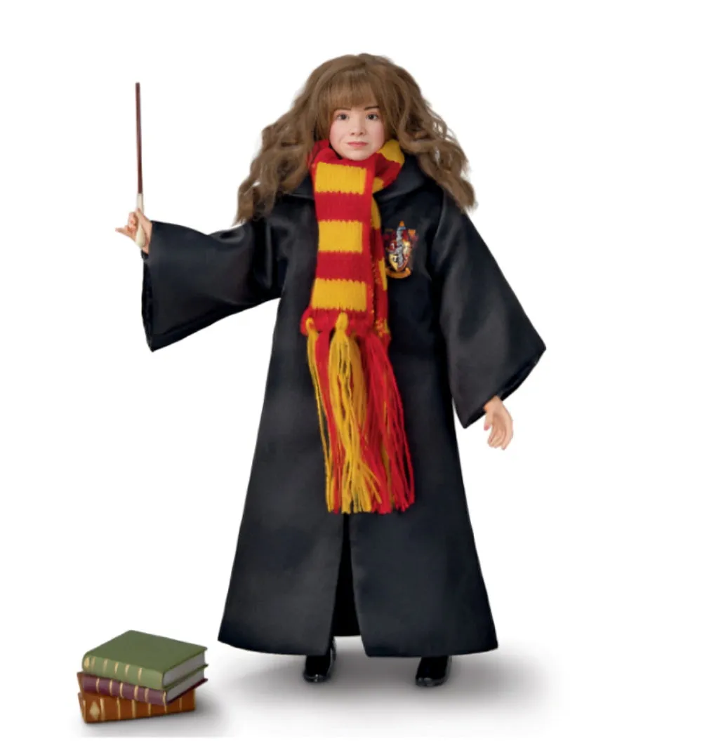 The Ashton - Drake Galleries Harry Potter Ultimate Year One Portrait Figure Collection Issue #3: Herimone Granger with Hogwarts Uniform and Accessories Skillfully Crafted Figure 10.5-inches