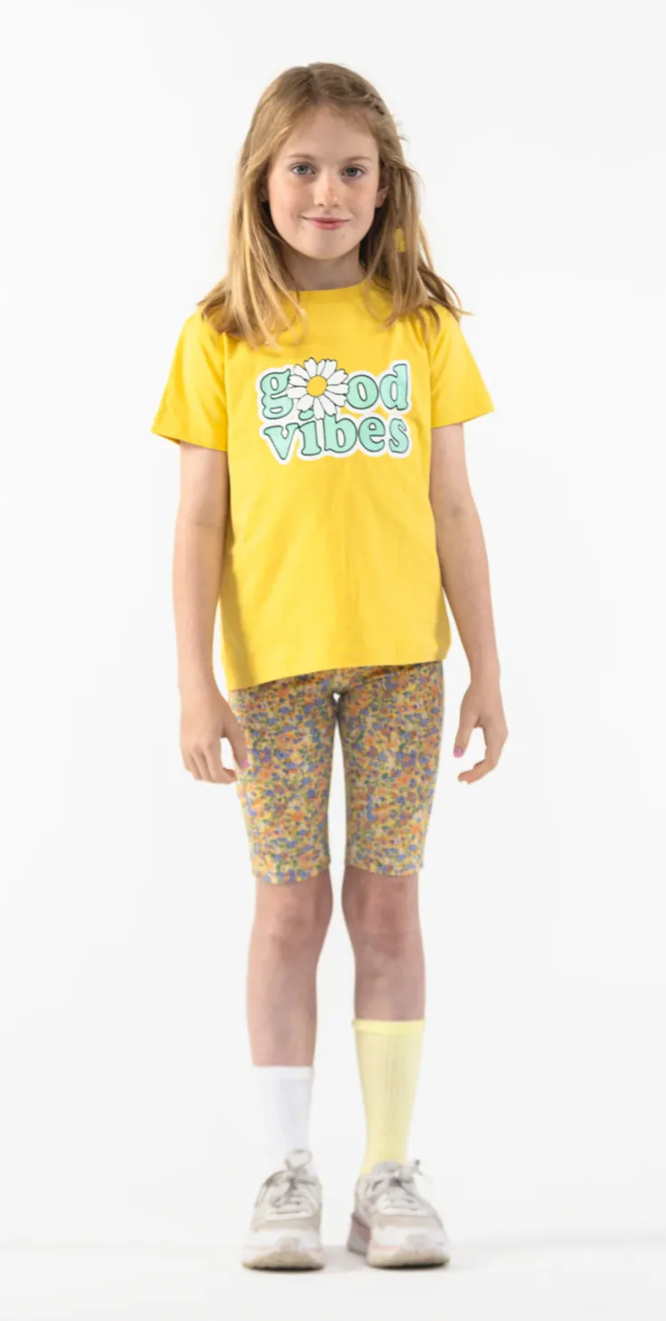 The Fry Cycle Shorts - Yellow Floral - KIDS