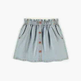 The Greer Striped Denim Skirt - KIDS