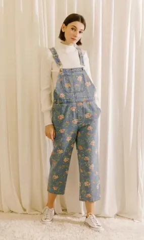 The Rose Flora Printed Overalls