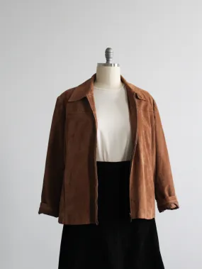 tobacco suede jacket