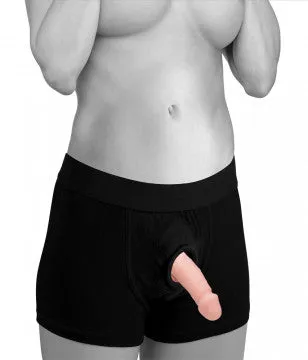 U Strap Bulge Packer Dildo - Medium (Light)