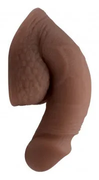 U Strap Bulge Packer Dildo - Medium (Tan)