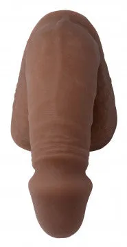 U Strap Bulge Packer Dildo - Medium (Tan)