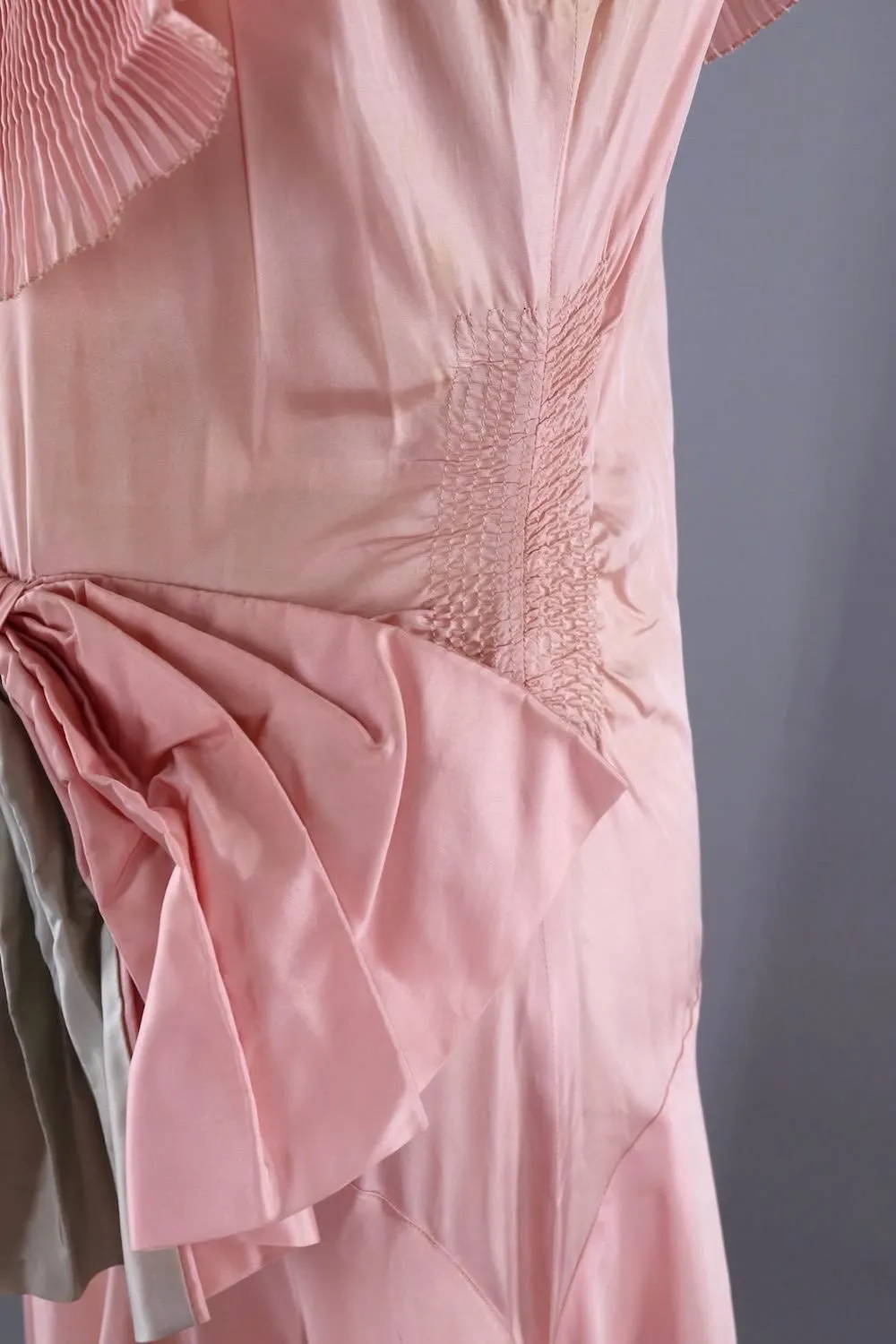 Vintage 1920s - 1930s Pink Evening Gown