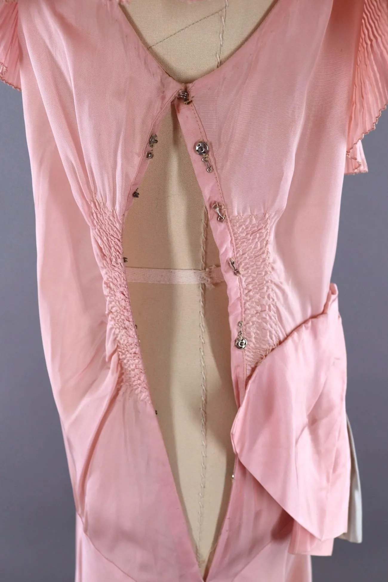 Vintage 1920s - 1930s Pink Evening Gown